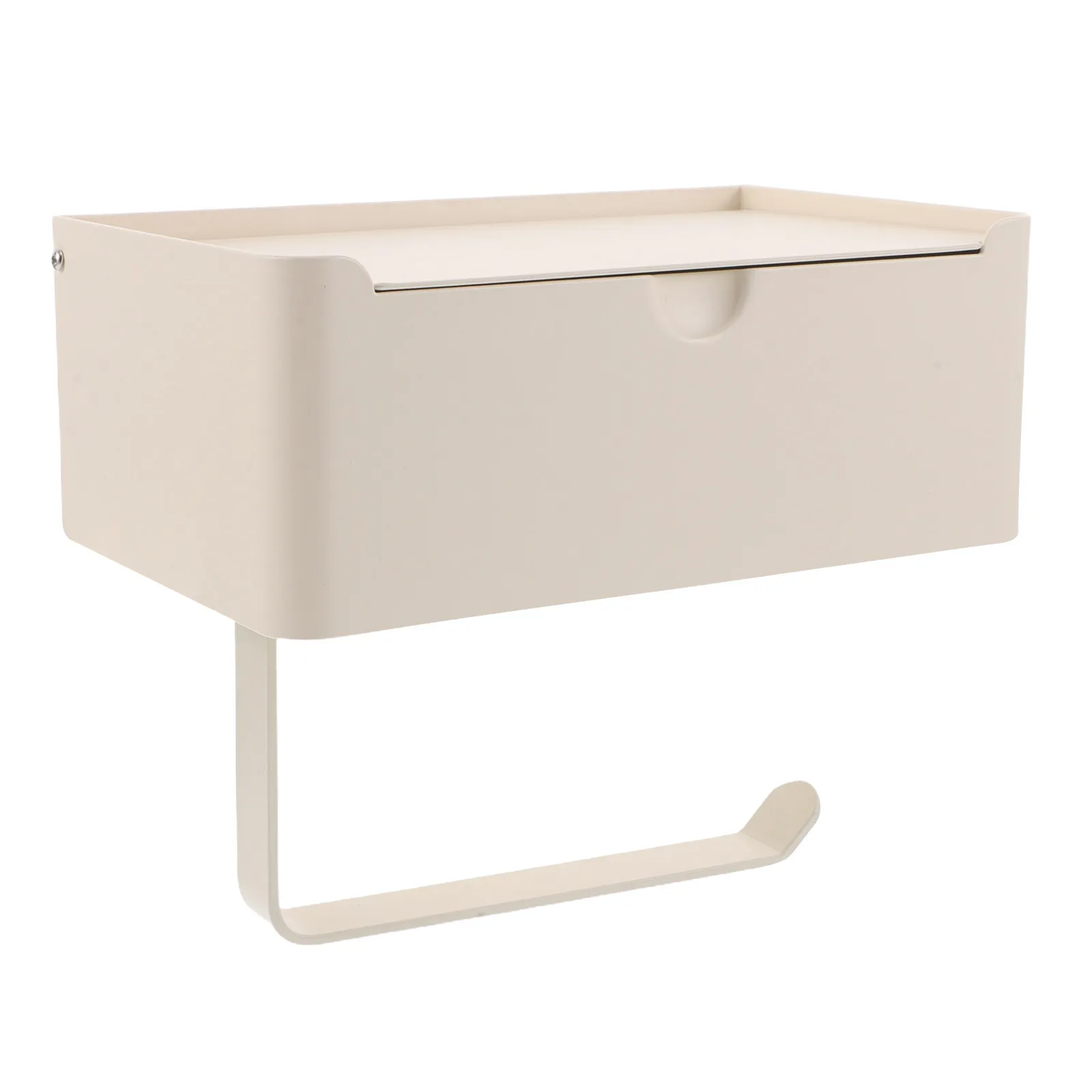 Space-Saving Waterproof Bathroom Wall-Mounted Foldable Garbage Bag Holder No-Drill Toilet Paper Holder Organizer