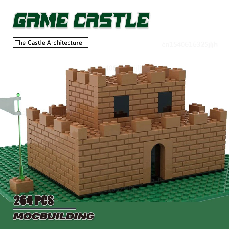 

Конструктор MOC игровой, известный замок «сделай сам», технология сборки, кирпичи, демонстрационная модель, игрушки, подарок на Рождество