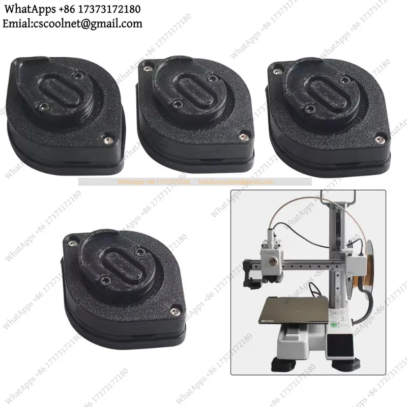 JS01 Anti-Vibration Feet for Bambu Lab P1P P1S P2S Creality K1 K1C QIDI Q2