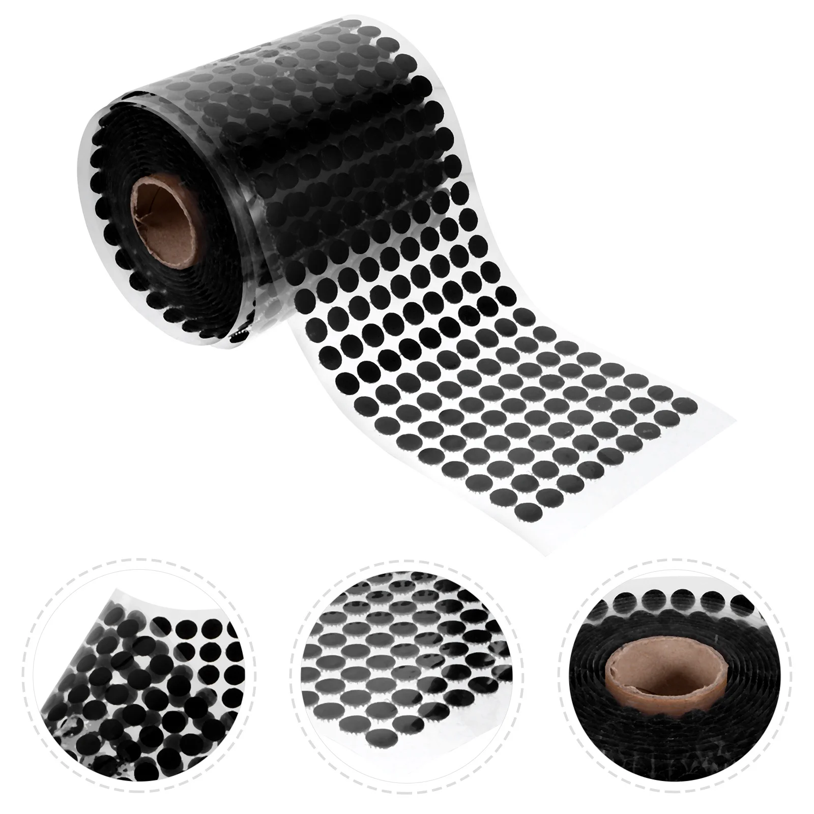 1000 قطعة ذاتية اللصق مزدوجة الوجهين السجاد القابضون البساط تحديد منصات وسادة أريكة السحابات هوك حلقة الشريط لاصق قوي