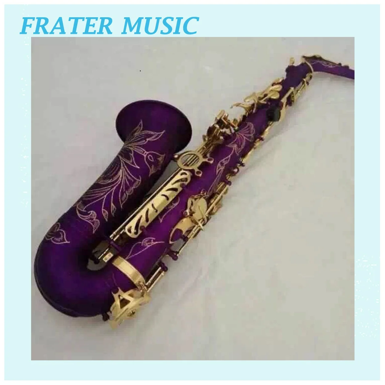 

Good Quality Purple Colored Surface Alto Saxophone (JAS-160)