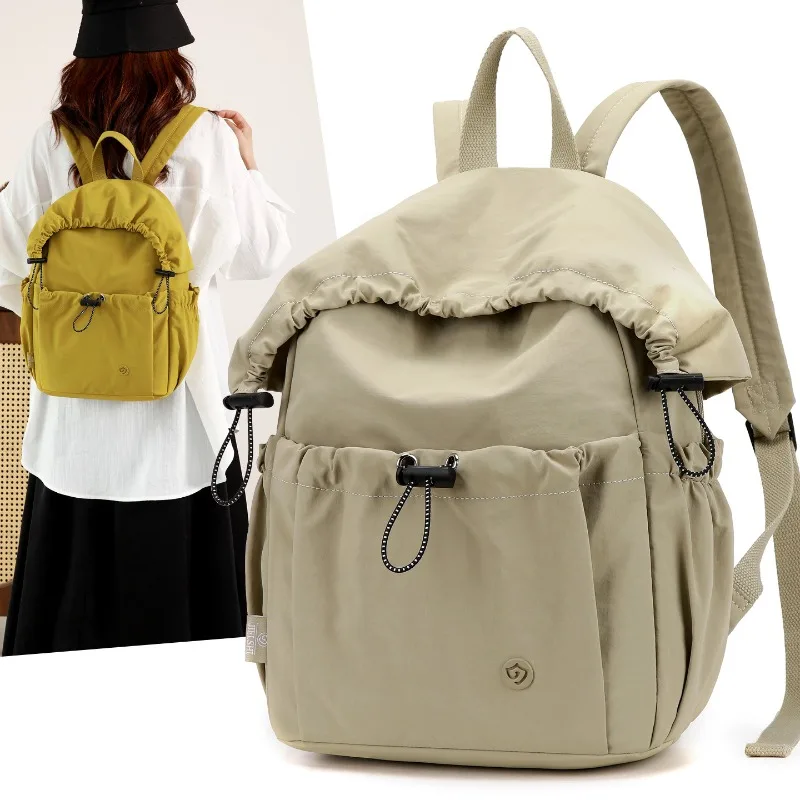 

2026 new Fashion Women Backpack Casual Simple Anti-water Nylon Backpack Daily Travel Ladies Bag