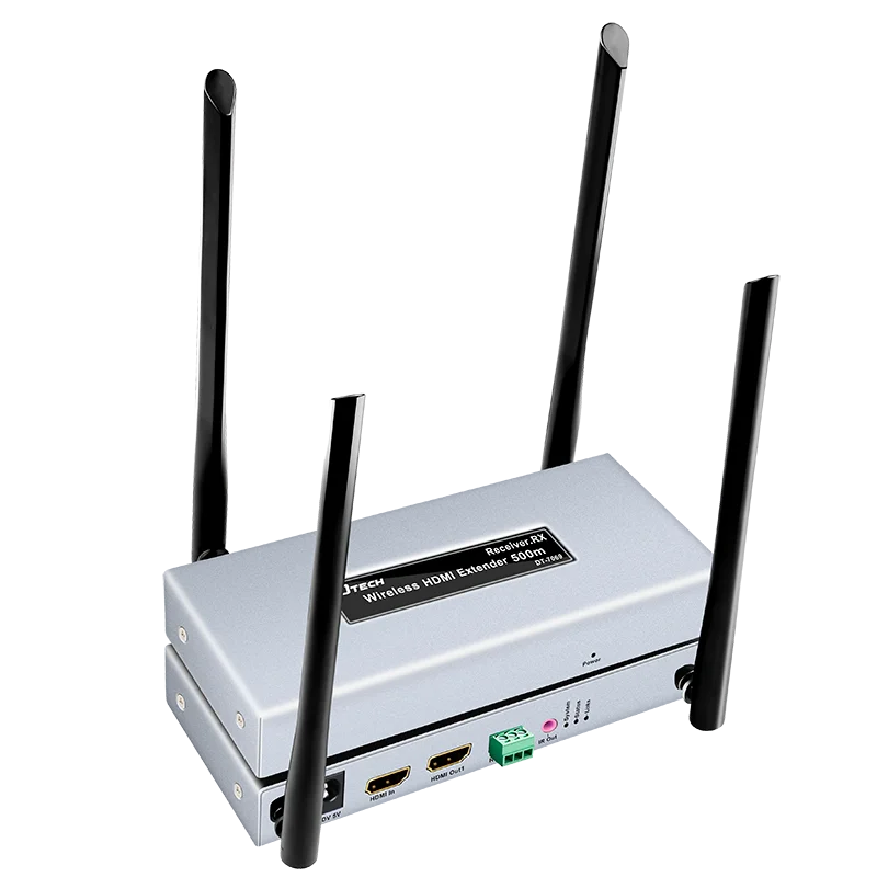 Dtech Long-distance TX RX 500m Audio and Video HD 1080p@60hz 4k 3d HDMI Rs232 Wifi hdmi Wireless Transmitter and Receiver