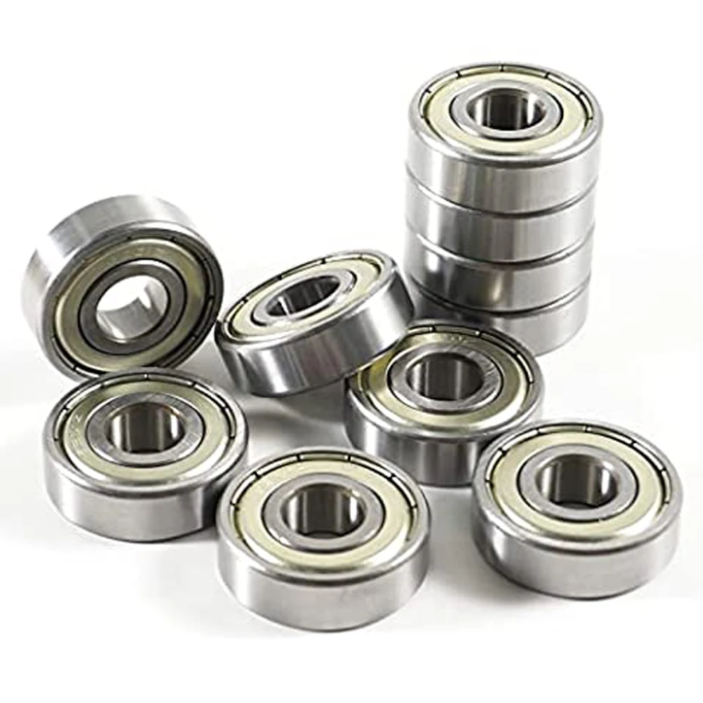 10 pcs MR85 ZZ Bearing Metal Shielded Ball Bearings, Double Shielded Miniature Ball Bearings MR83 MR84 MR95 MR104 MR105 MR117