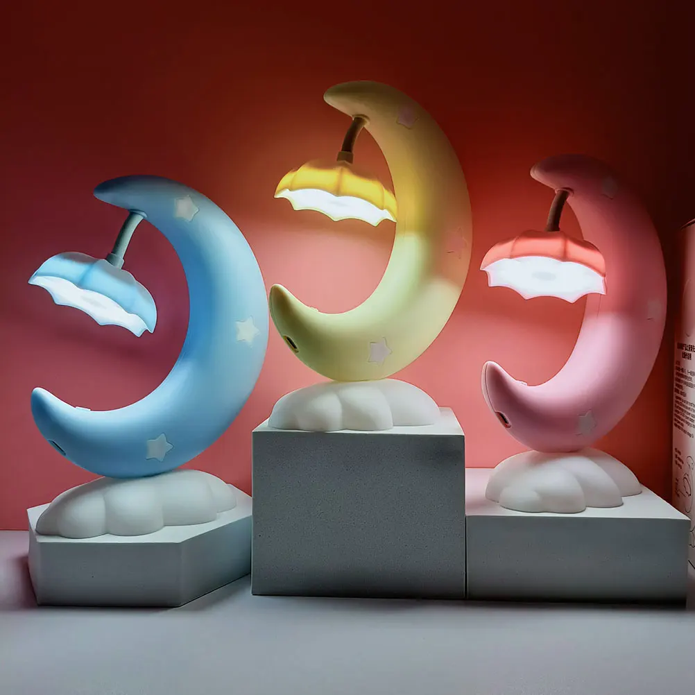 

LED Moon Multifunctional Sharpener Bedside Table Bedside Light Night Lamp Table Hotel Adorable Night Light Decor