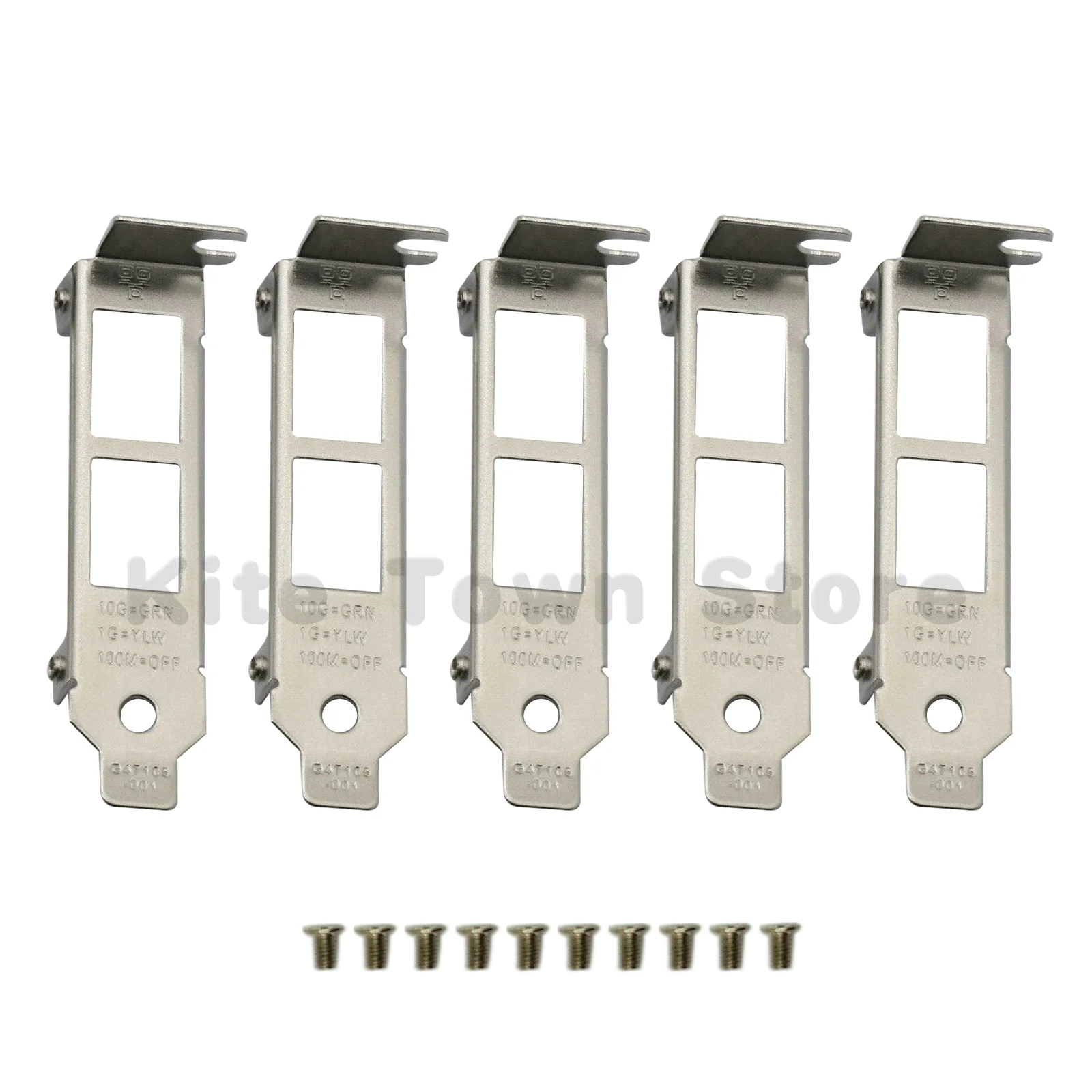 5pcs New Metal Low Profile Bracket for Intel X540-T2 X710-T2L X710AT2 Network Card