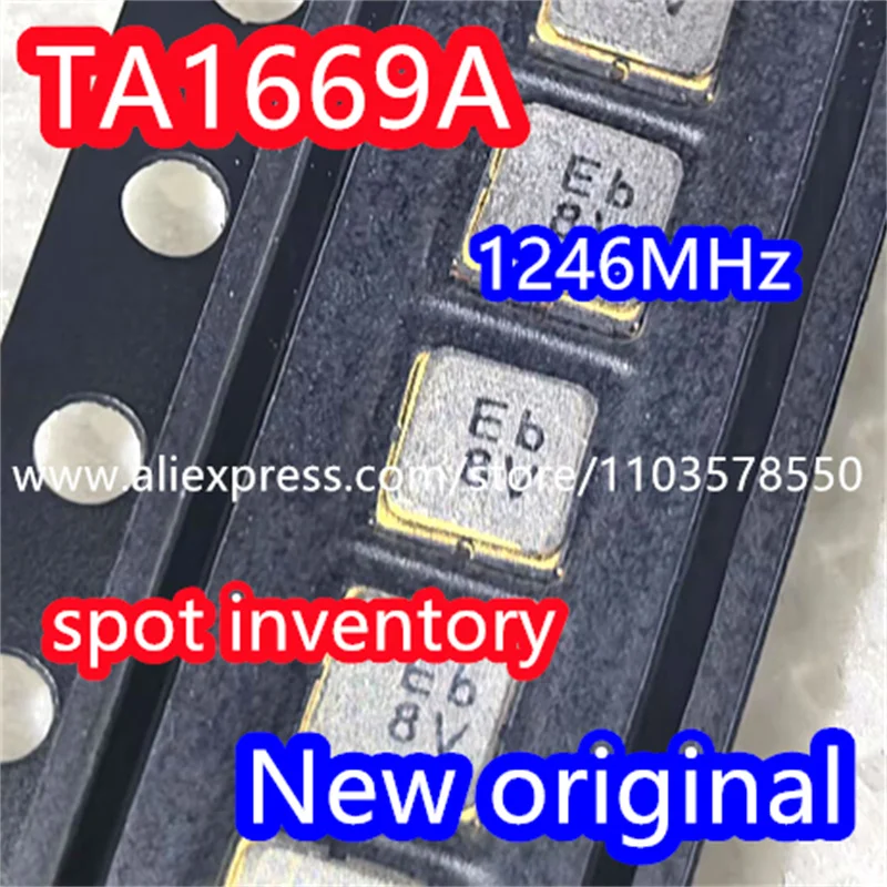 (10PCS) TA2029A 1246MHz Code Eb Brand New Genuine Packaged SMD SAW Filter