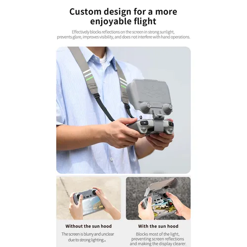 Imagen 2 del producto RC/RC 2 control remoto parasol cubierta protectora de pantalla Protector de Joysticks para DJI Air 3/ 3S/Mini 4 Pro/Neo/Flip/Mini 3 Pro