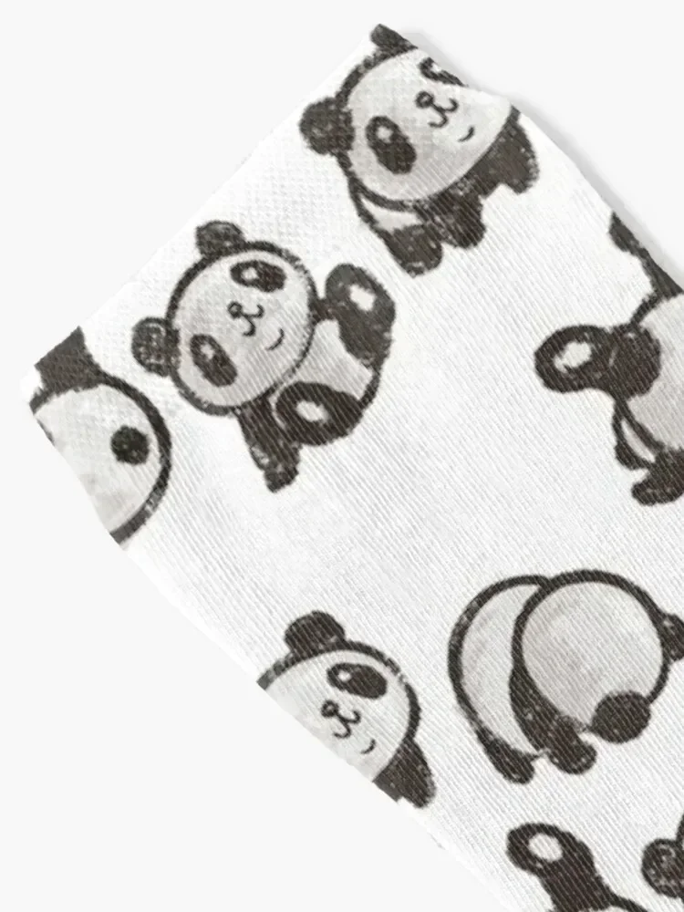 Rolling panda Socks anime set Non-slip heated Woman Socks Men's