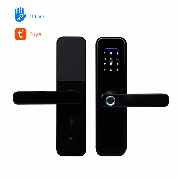 Biometric Keyless X5 Security Digital Fingerprint Locks Password App Remote Smart Door Lock