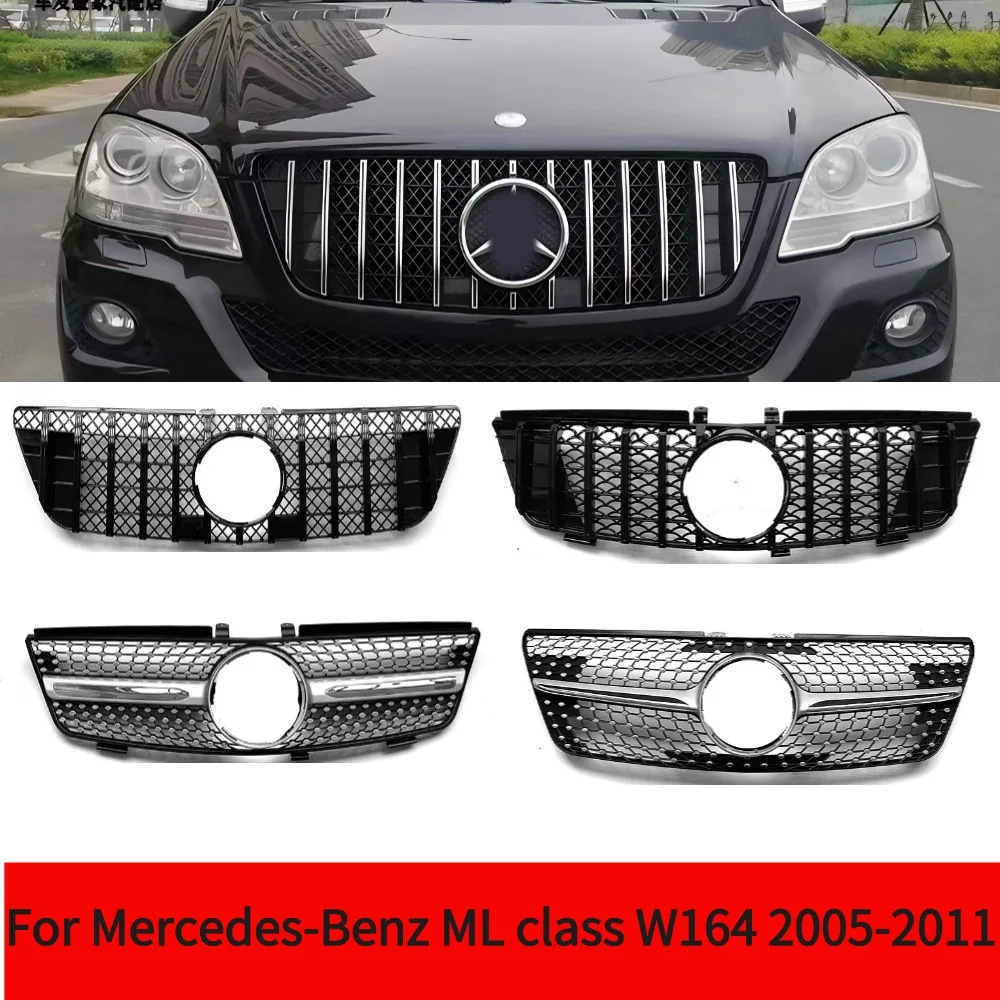 

Front Inlet Grille Racing Grill For Mercedes-Benz ML class W164 2005-2008 2009-2011 ML320 ML300 ML400 ML500 ABS TuningKIT