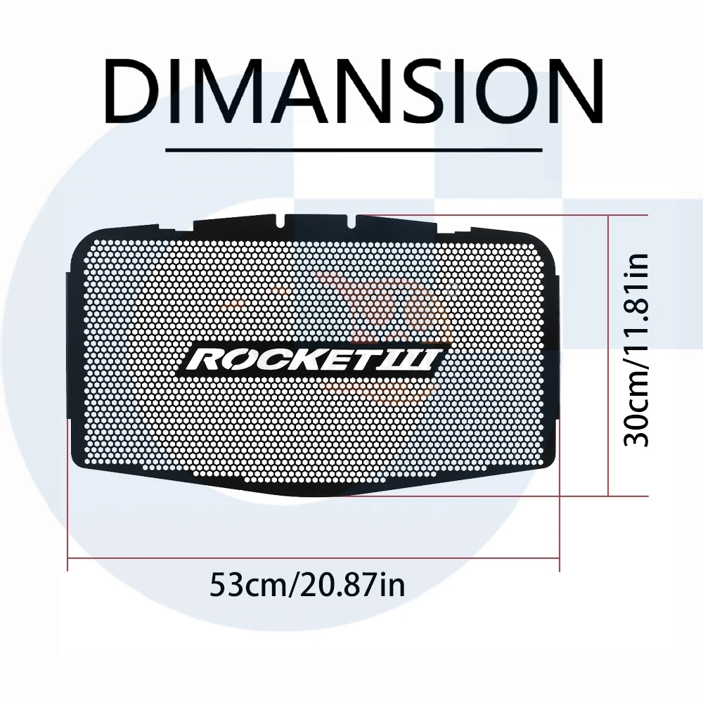 

Motorcycle FOR Rocket 3 Rocket III Rocket3 2004 - 2017 2016 2015 2014 2013 2012 2011 2010 Radiator Grille Guard Protector Cover