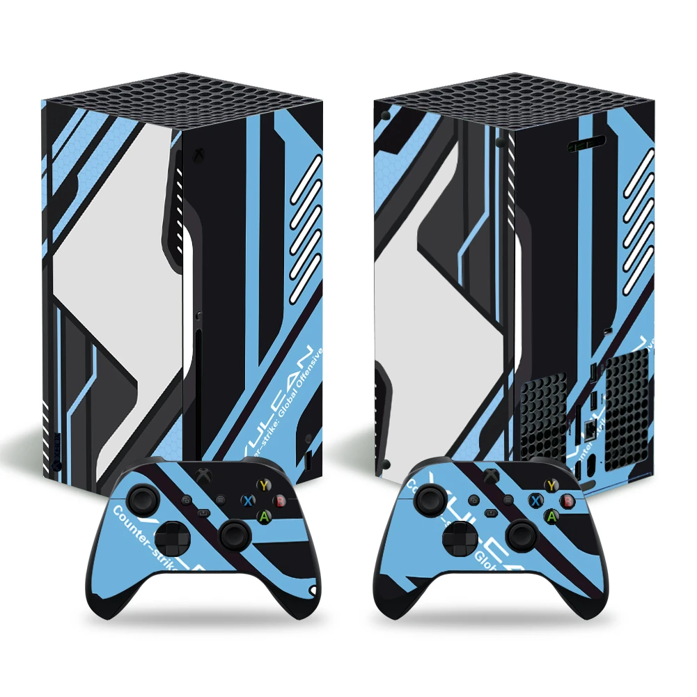 Counter Strike Style Skin Sticker Decal Cover for Xbox Series X Console and 2 Controllers Xbox Series X Skin Sticker Viny