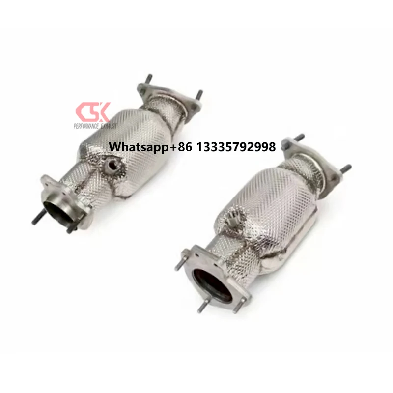 

One Piece Dropshipping High Flow Corrosion Resistance Downpipe End Exhaust for Chevrolet Corvette C8 Front Exhaust Section