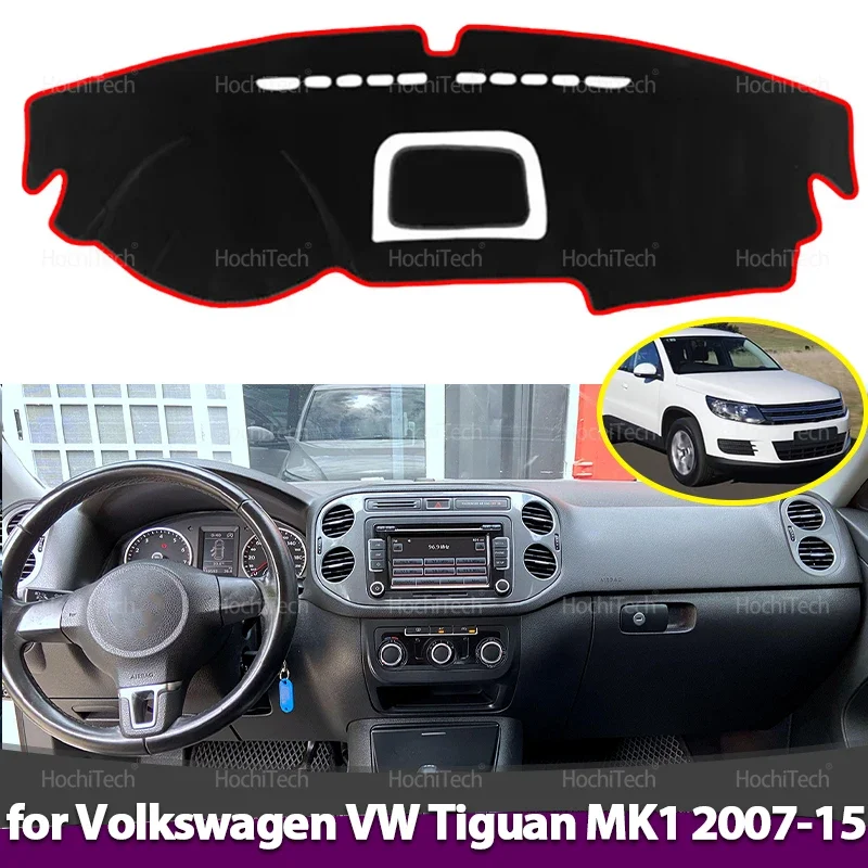 

Anti-UV Dashmat for Volkswagen VW Tiguan MK1 2007-2015 Car Dashboard Cover Protective Pad Dash Board Sunshade Carpet