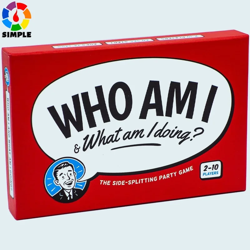

Who Am I & What Am I Doing – Charades & Impressions Card Game for Adults, Couples & Family