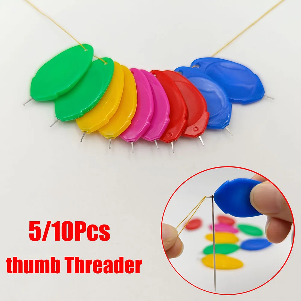 5/10Pcs Easy Needle Threader Needlework Accessory Stitch Inserter Tool Automatic Thread Sewing Tools Handmade Sewing Accessorie