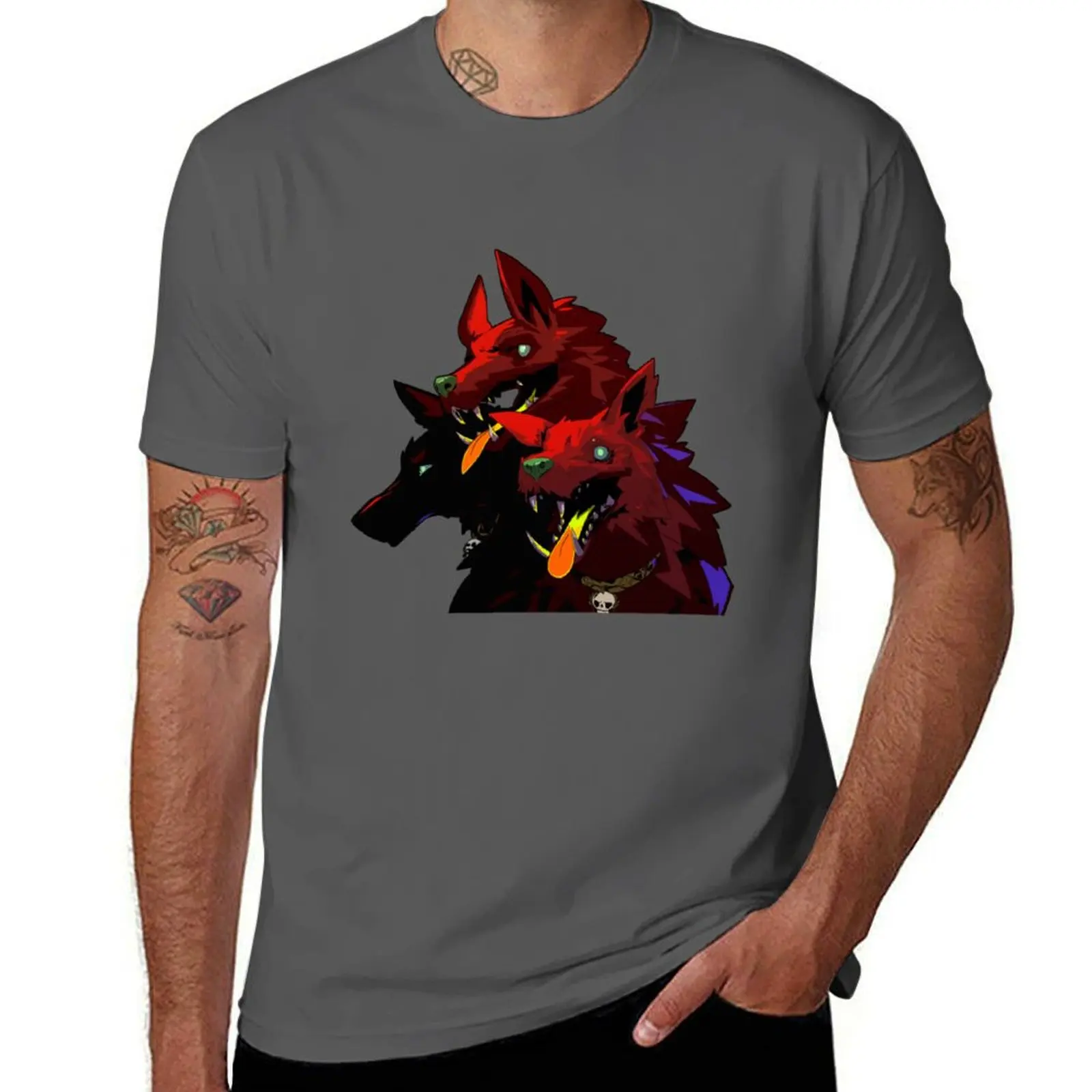 

Hades Cerberus T-Shirt Casual Loose Daily Wear T-Shirt