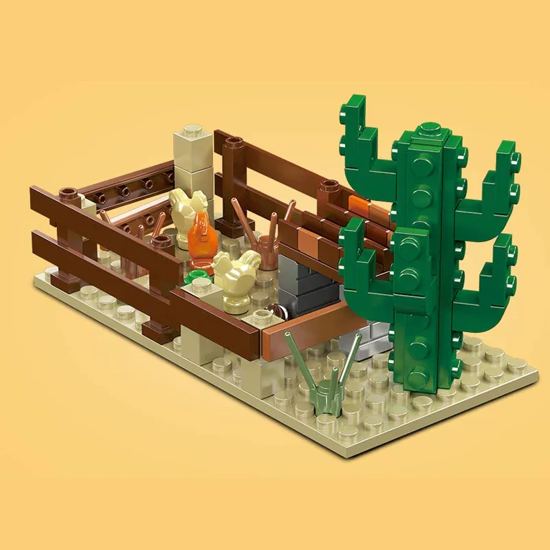 모듈식 건물 와일드 웨스트 살룸 몰드 킹 24072 바 선술집 모델, 빌딩 블록 브릭 퍼즐 장난감, 어린이 선물, 800PCs