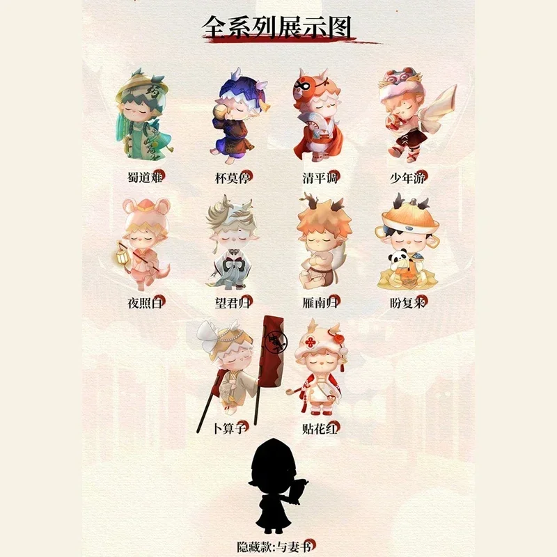 

MIMI Changan Jishi Series слепая коробка Mystery Box Caixa Sorpresa аниме фигурки для девочек милая модель подарок на день рождения