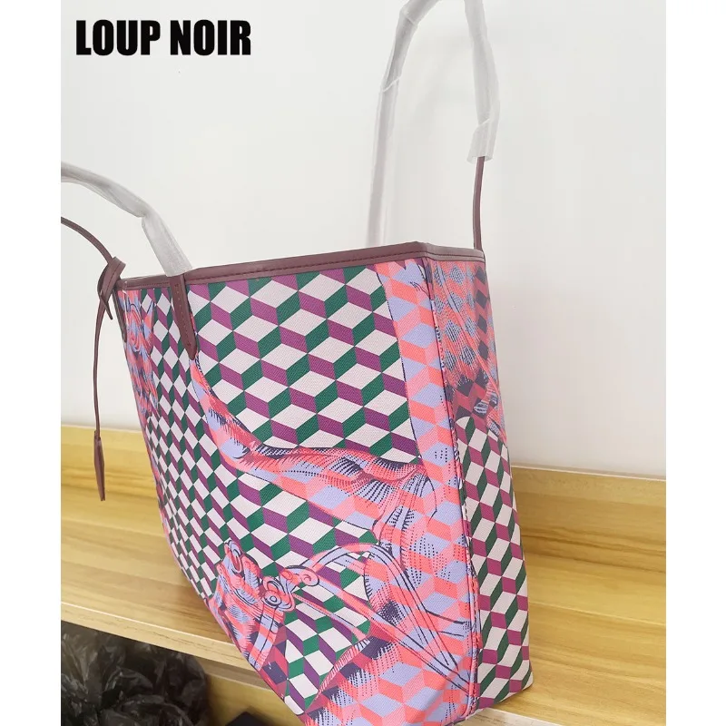 Original LOUP NOIR Luxury Brand New Womens Tote Bag Large Capacity Female HandBags Shoulder Women Bags High Quality Casual Totes image 2