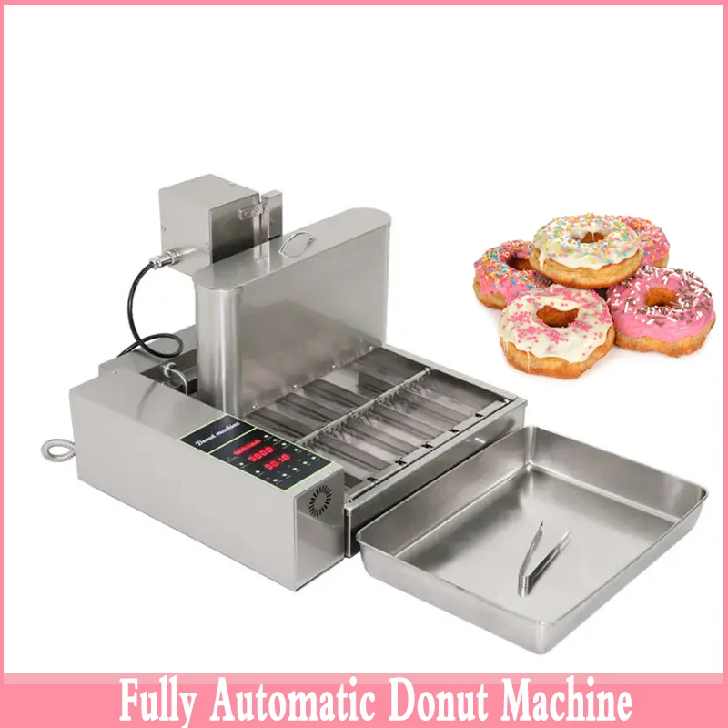 

Electric Mini Doughnut Making Fryer 4 Rows Automatic Bread Machine