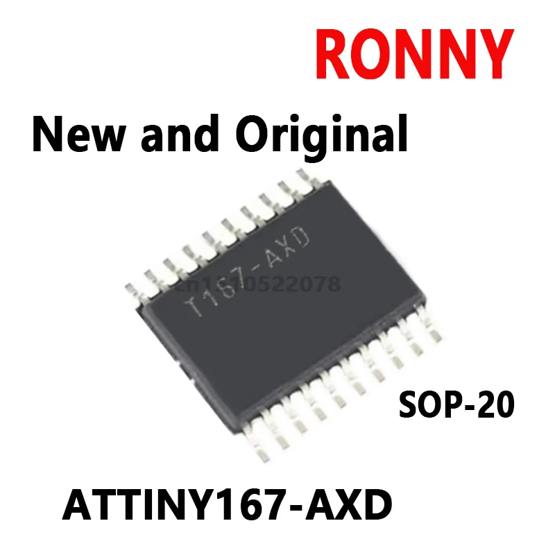 10PCS Neue und Original ATTINY167 TINY167 T167-AXD sop-20 ATTINY167-AXD