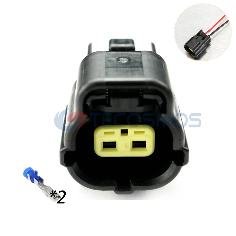 2 Pin DJ70216Y-1.8-11 AMP 1.8 Waterproof Electrical Wire Connector Oxygen Sensor Connector Plug Automobile Connector 174352-2