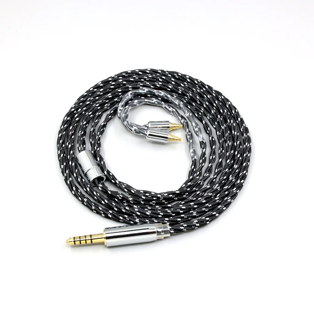 Cable de auriculares de nailon trenzado OFC mixto OCC para Sennheiser IE40 Pro IE40pro LN008738