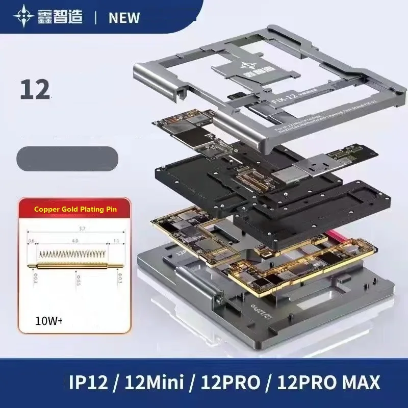 

Xinzhizao XZZ 3in1 XSM 11PM 12PM 4in1 iSocket Tester for iPhone X XS 11-15Pro Max Fixture Function Testing As Qianli