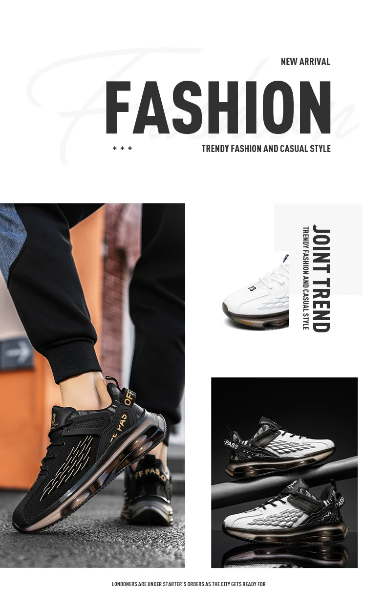 Herren-Freizeitsneaker Frühling Sommer Neue Atmungsaktive Leichte Renn-Outdoor-Laufschuhe Weiche Sohle Verschleißfeste Speed-Sportschuhe – Detail 3