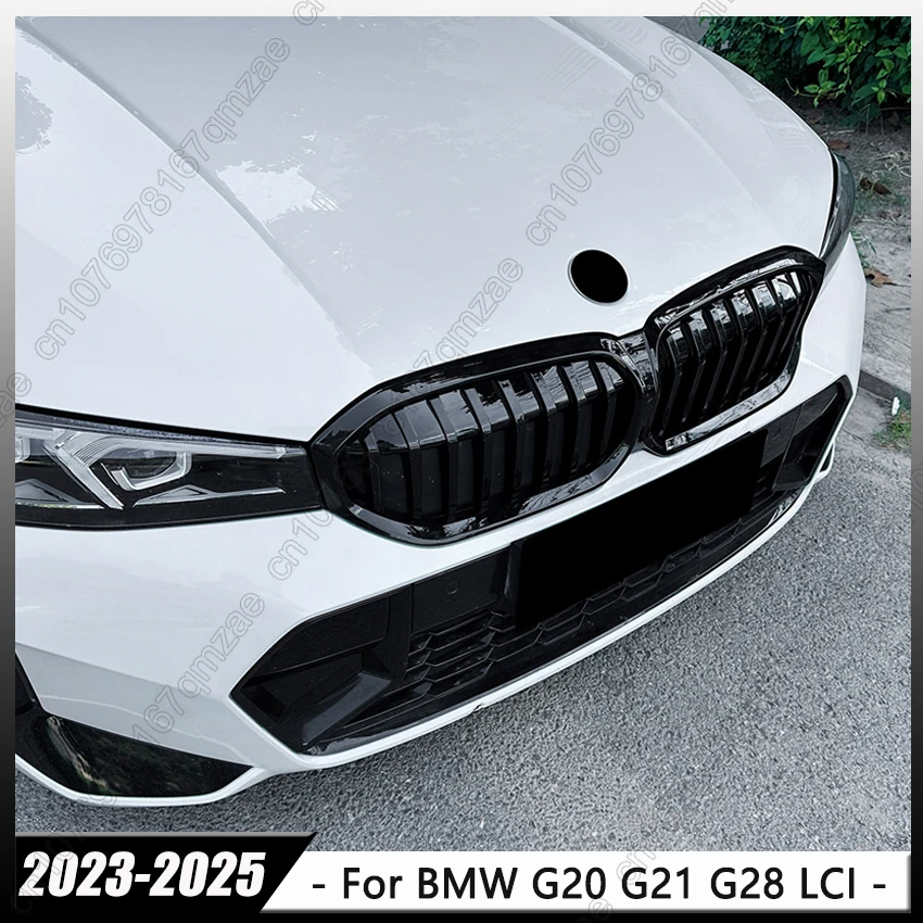 

Передний бампер автомобиля, решетка для почек, спортивная одинарная планка для BMW 3 серии G20 G21 G28 LCI, решетка 318i 330i 320d M340i M340d 2023-2025