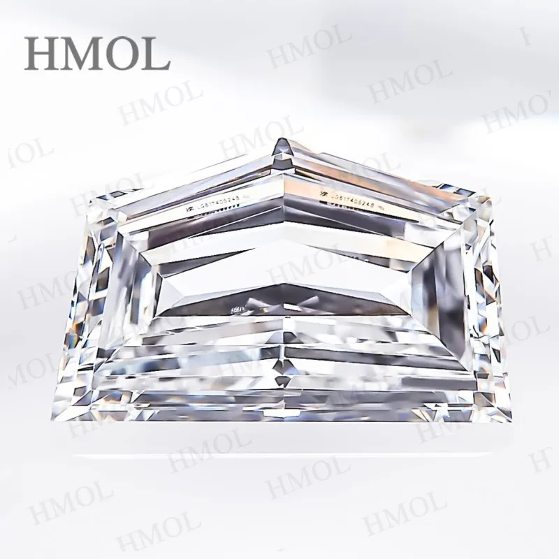 VVS2 1.13ct البانتاغون خطوة مختبر نمت الماس الأحجار الكريمة IGI شهادة CVD HPHT المواد الخام مجوهرات Charms بها بنفسك السحر أسعار الجملة