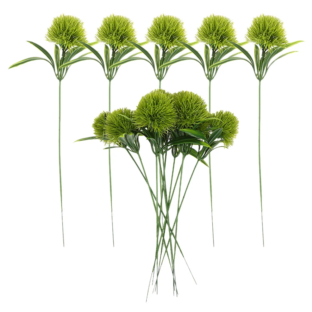 

15 Pcs Artificial Dandelion Flower for Wedding Diy Bouquet Stems Decoration Fake