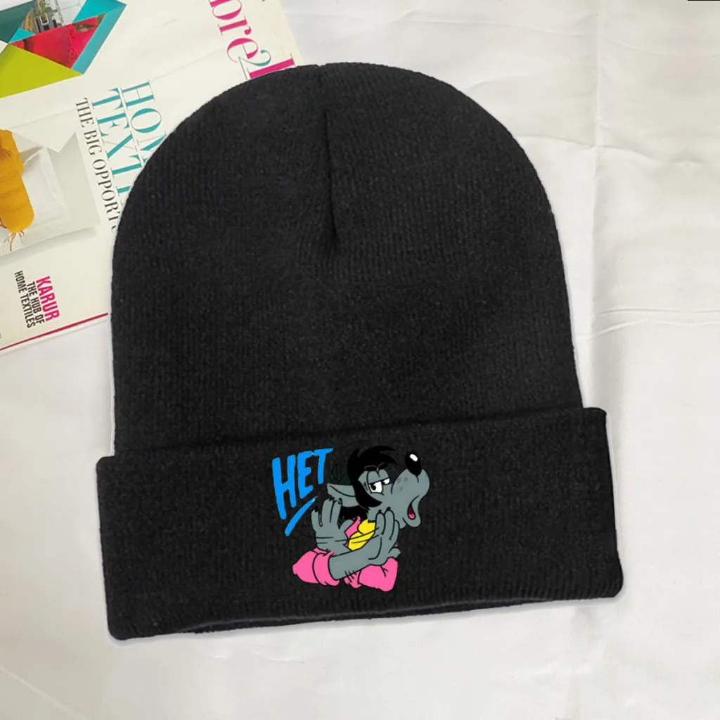 

Nu Pogodi The Hare Anime Skullies Beanies Caps No Yet Knitted Winter Warm Bonnet Hats Unisex Ski Cap