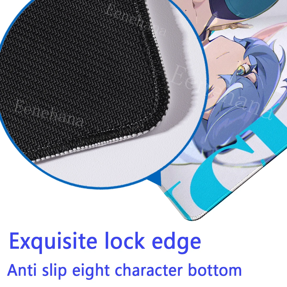 Zenless Zone Zero ZZZ Kawaii Lucia Game Mouse Pad Laptop Gaming Anime Girl Keyboard PC Mousepad Laptop Gamer Overlock Desk Mat #6