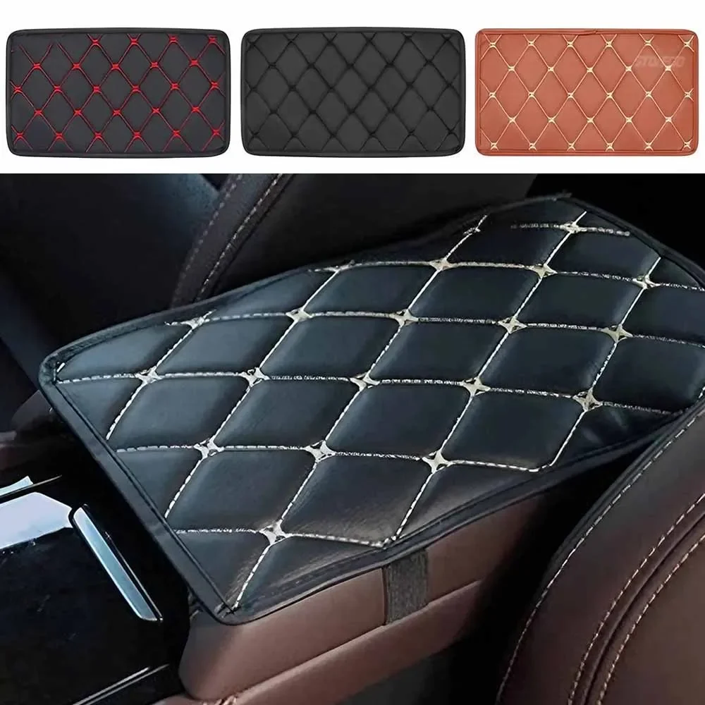 1PC/2PCS Universal Car Armrest Pad, Waterproof Center Console Box Protector, Interior Accessories