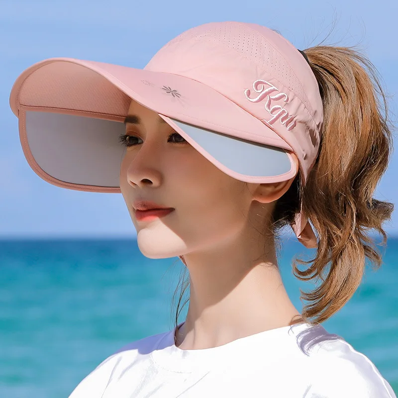 Sun Protection Hat for Women – Summer Sports Sun Hat with Extra-Wide Brim, 2022 New Design, Ventilated, Adjustable Cap
