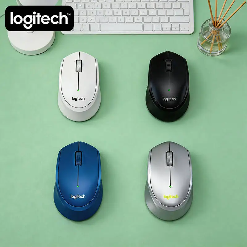 

Logitech M330 Silent Plus Mouse Wireless USB Receiver 2.4GHz Durable Slim for Desktop Laptop Office Area Desk