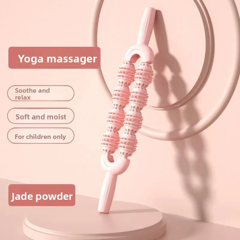 ไม้กดจุดรูปฟันหมาป่า สำหรับนวดคอ บ่า ไหล่ เอว หลัง และกล้ามเนื้อขา