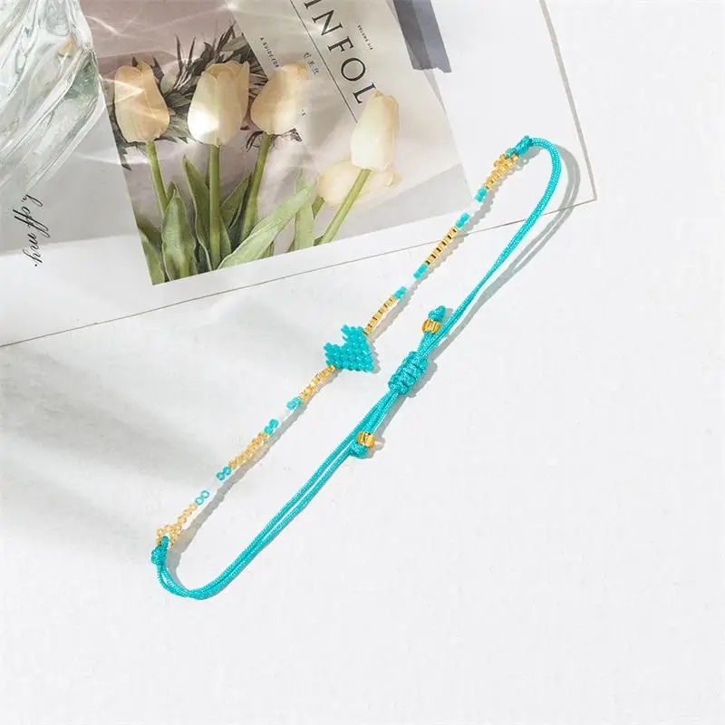 ZHONGVI Multicolor Heart Bracelet Miyuki Pulseras Mujer Moda Women Bohemian Bileklik Cuff Bracelets Jewelry Couples Lover Gift
