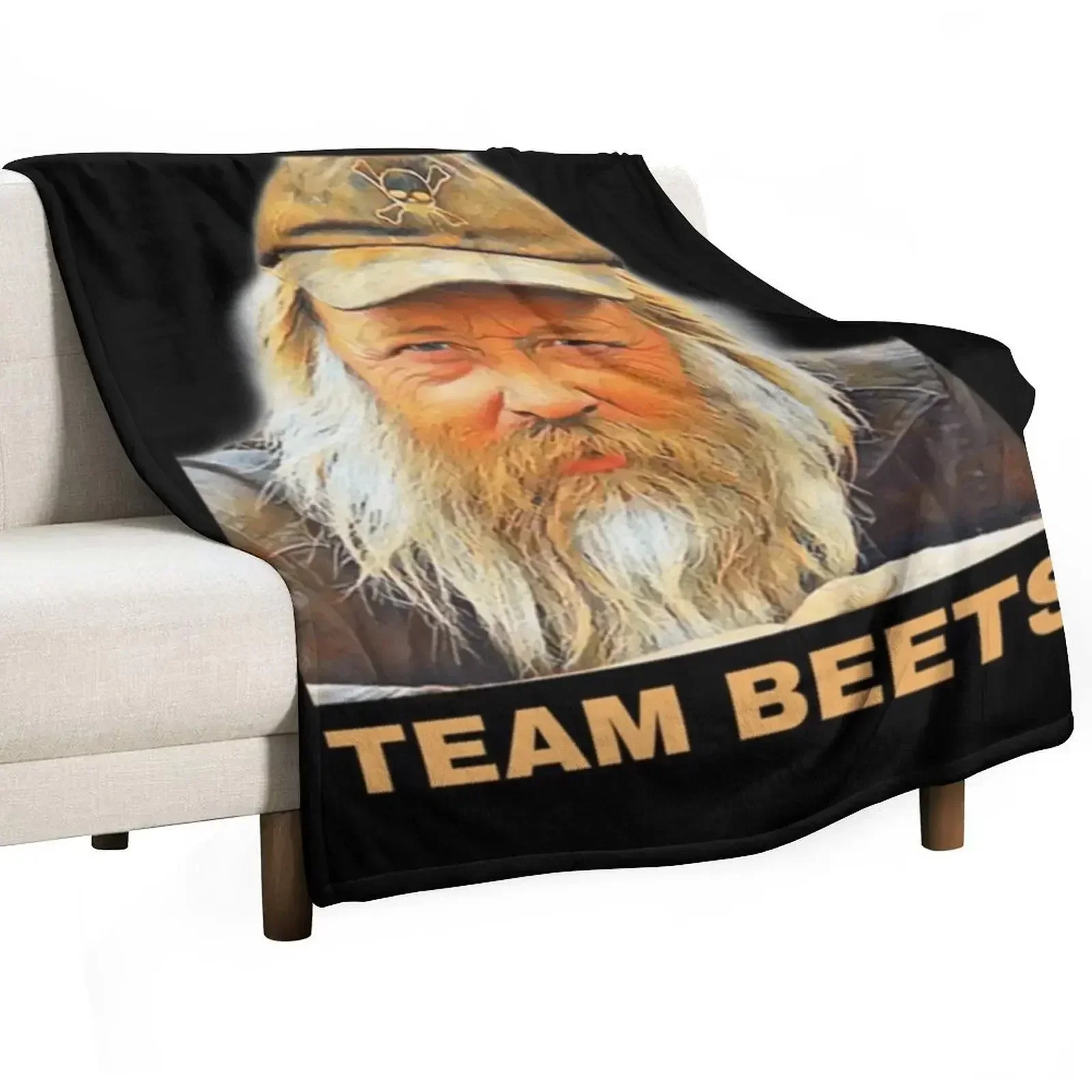 

Team Beets Gold Rush Tri-blend Throw Blanket Stuffeds Quilt Blankets