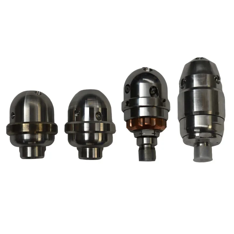 1500Bar Pipeline Self Rotating Nozzle M12/M24x1.5 Thread High-pressure Nozzle Solid Solution Aging Gemstone Cleaning Nozzle