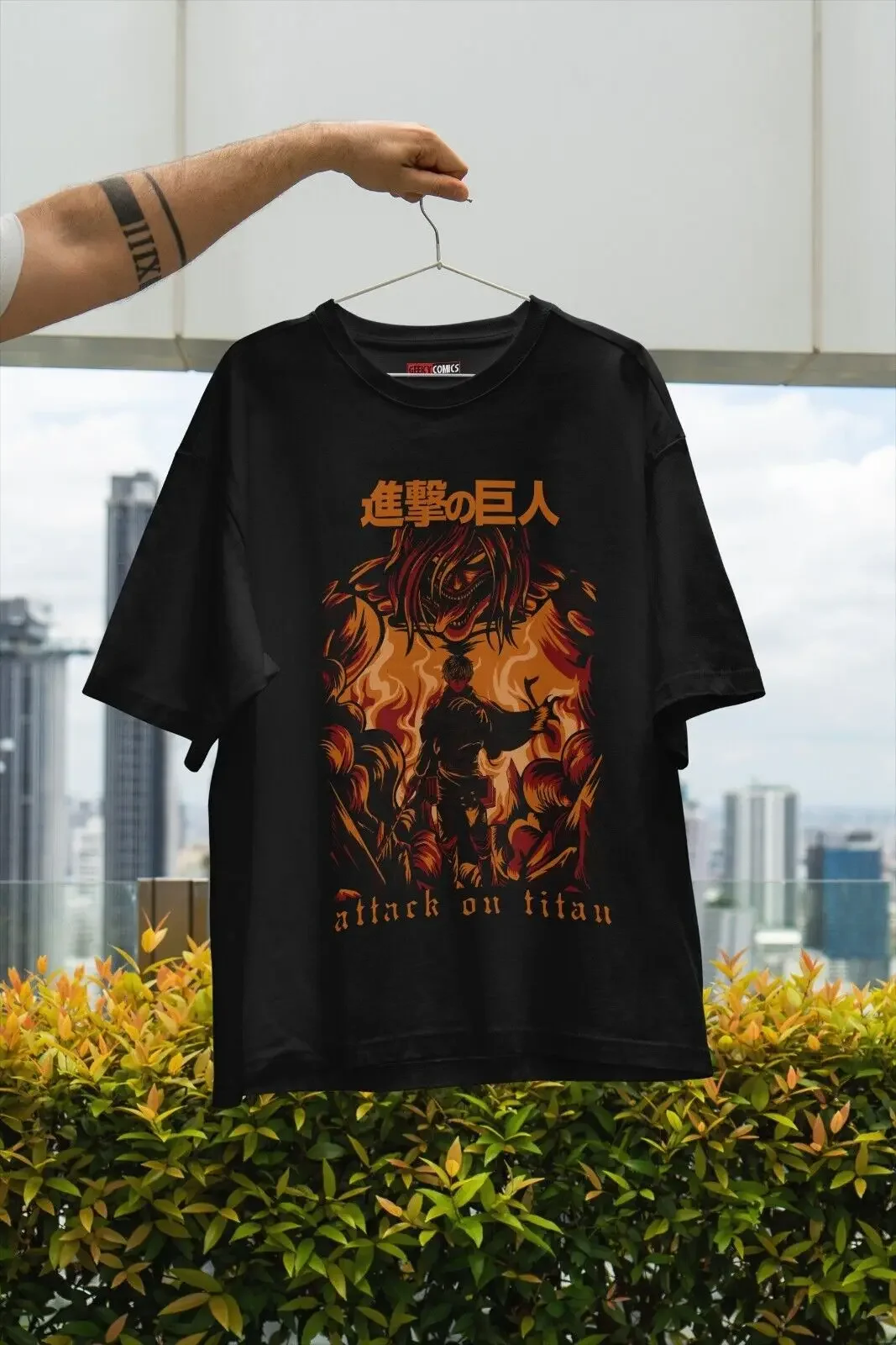 Anime T-shirt  Shingeki no Kyojin Anime shirt  Premium Attack on Titans shirt