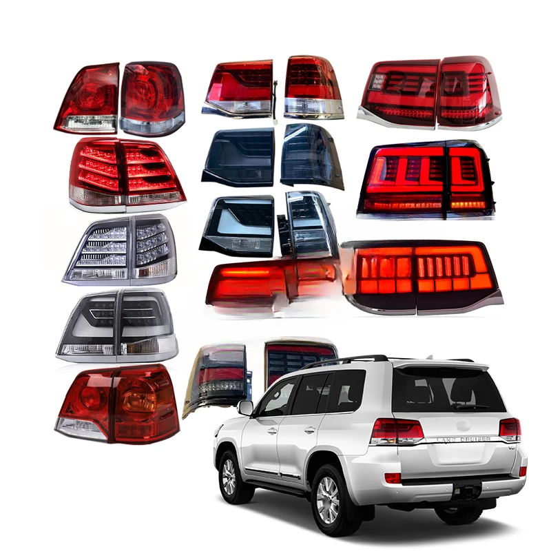 car accessories led rear taillight taillamp for land cruiser 200 series lc200 fj200 2007-2011 2012-2015 2016-