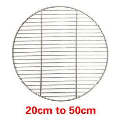 304 Stainless Steel round BBQ Grill Mesh Home Roast Nets Bacon Grill Tool Iron Nets barbecue accessories non-stick BBQ Mat Grid