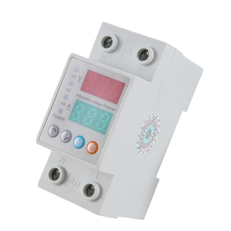 DIN-63AVAP 과전압 저전압 보호대, 자체 복귀 전압 과부하 전류 제한, 자동 리셋 리클로저, 내구성