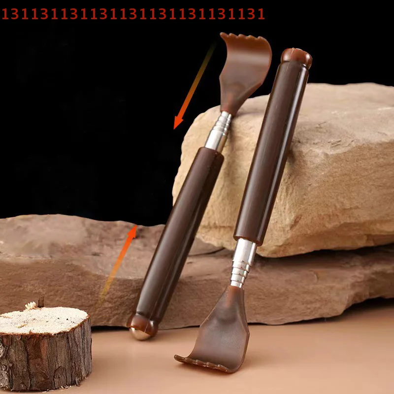 Extendable Magnetic Ball Hackle Back Scratcher With Magnet Telescopic Scratching Backscratcher Massager Back Scraper