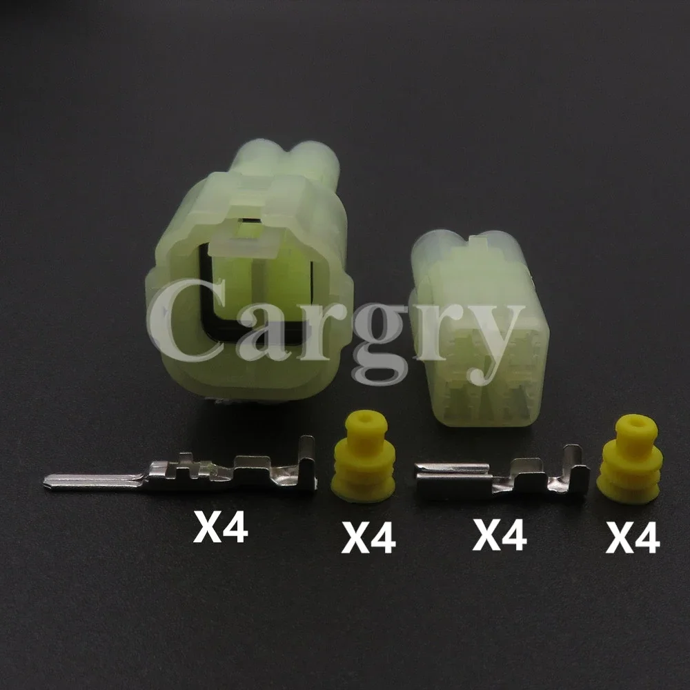 1 Set 4P Automobile Oxygen Sensor Wiring Terminal Socket AC Assembly 6180-4181 6187-4441 Auto Modification Connector Parts - Detail 1