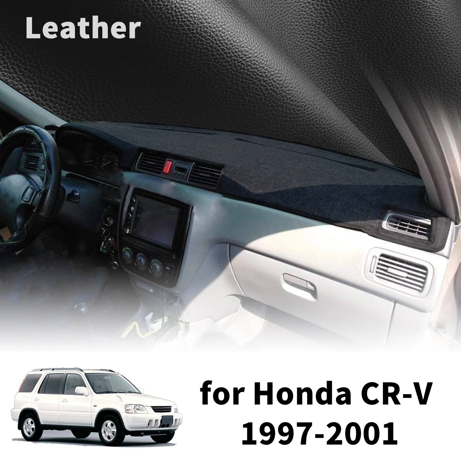 for Honda CR-V CRV 1997 1998 1999 2000 2001 RD Car Dashmat Dashboard Cover Pad DashMat Sunshade Protective Carpet Accessories